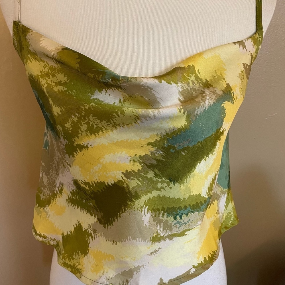 Nasty Gal Drape Silky Cami Top by - Picture 5 of 11